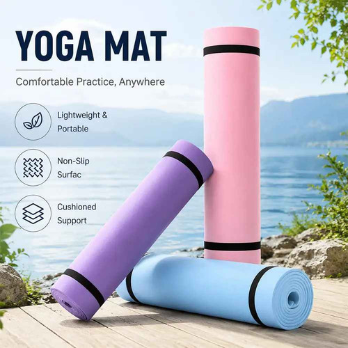 Thick non slip yoga mat - mat, eva
