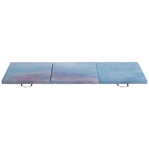 Gymnastics mat tri - tri-fold, crash