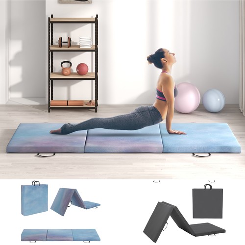 6ft tri fold gymnastics - tri-fold, mat