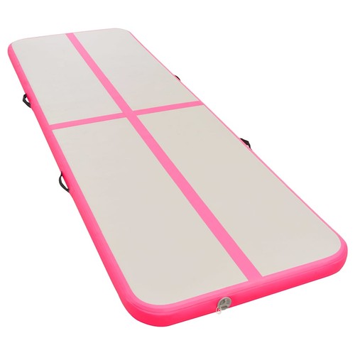 Inflatable gymnastics mat with - mat,